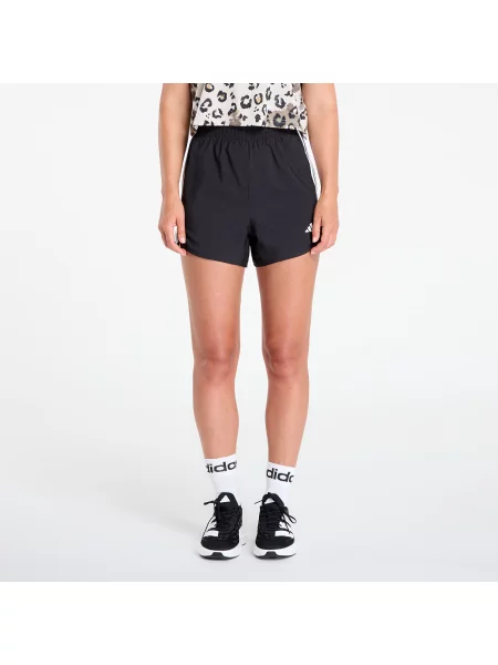 Шорты Adidas Performance с высокой посадкой в полоску белые