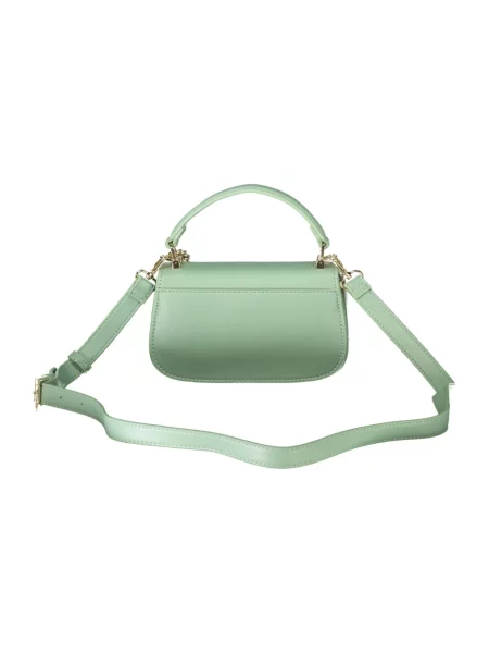 Lniana torebka Valentino Bags zielona