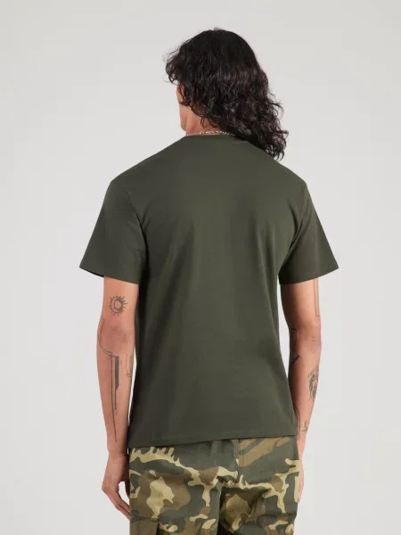 JACK & JONES Tričko olivová