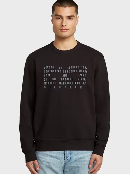 Світшот G-star Raw чорний