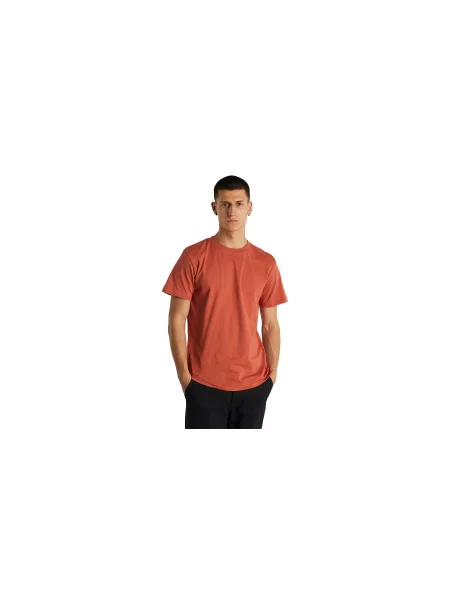 Dedicated T-shirt Stockholm Base Terracotta Red Mężczyźni Koszulki Dedicated Size: M czerwony