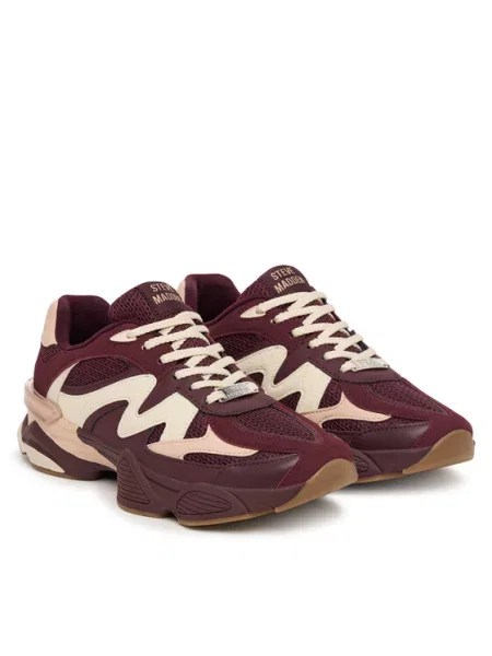 Steve Madden Sneakersy Bordowy