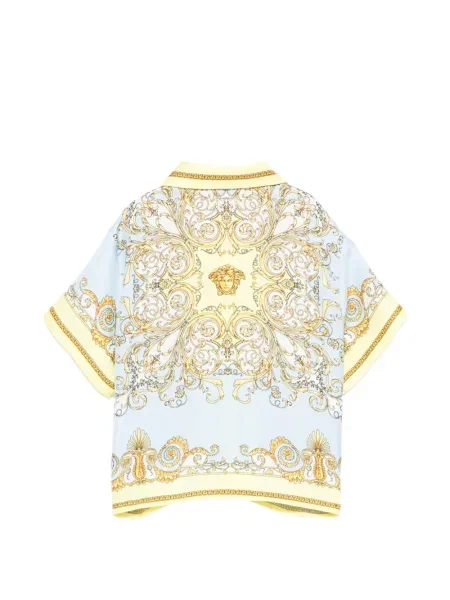 Koszula dziecięca Versace niebieska