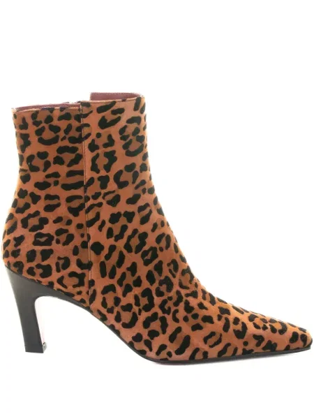 Cizme scurte Roberto Festa cu model leopard maro