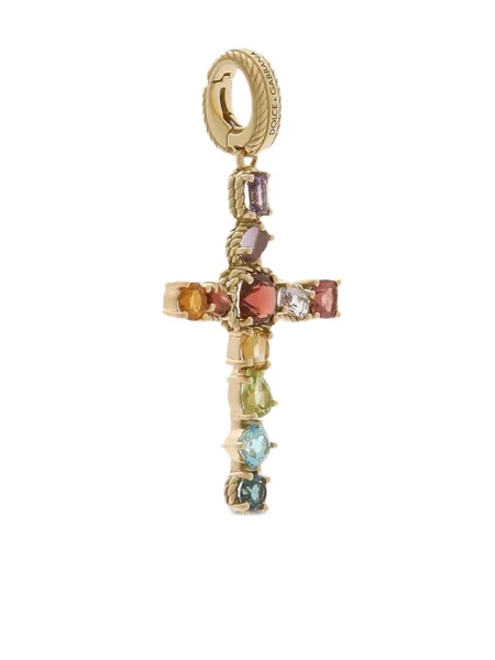 Pandantiv Dolce & Gabbana Rainbow cu strasuri galben