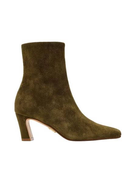 Botki Steve Madden skórzane zielone