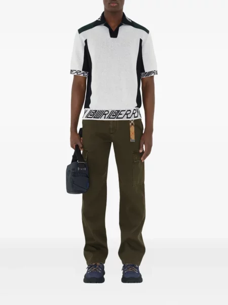Tricou Burberry de lână alb