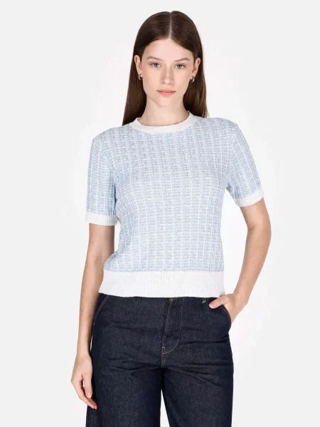 Футболки і поло Colin’s комбінований верх блакитний