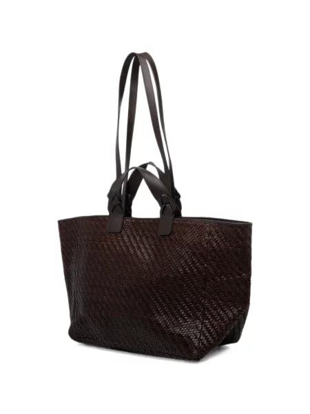 Geantă shopper Ibeliv din piele maro