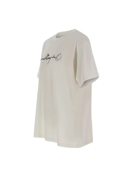 Koszulka Mm6 Maison Margiela z logo biała