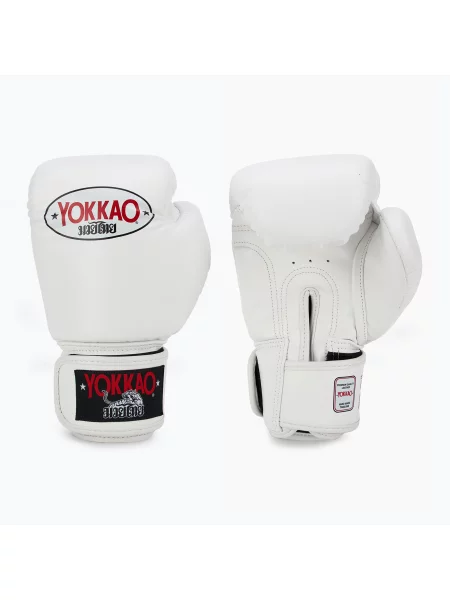 Boxerské rukavice YOKKAO Matrix white bílé