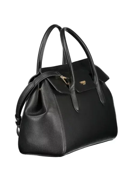 Geantă shopper Twinset cu autograf negru