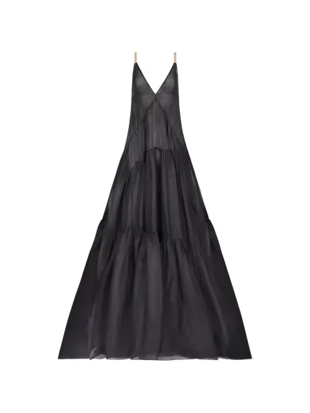 Rochie maxi Temily cu paiete negru