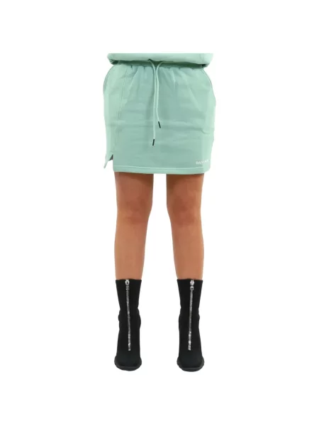 Fusta mini Daily Paper cu imagine cu cordon verde