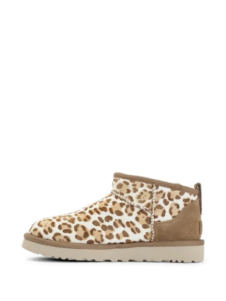 Botine Ugg cu imagine cu model leopard mini