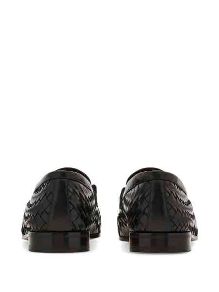 Mocasini Ferragamo țesuți maro