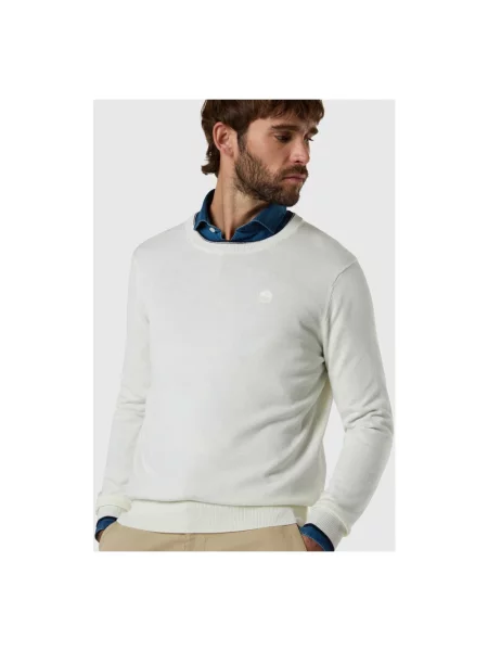 Sweter North Sails z logo biały