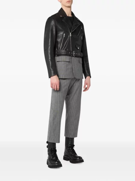 Geanta de piele Moschino negru