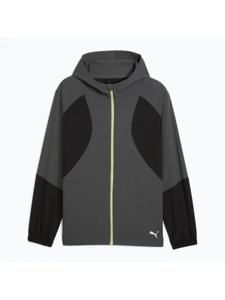 Geacă de alergare pentru bărbați PUMA Run Ultraweave Hooded dusky gray