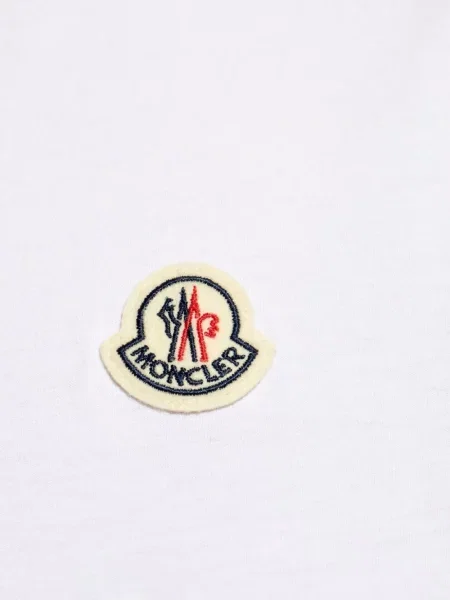Póló Moncler autogrammal fehér