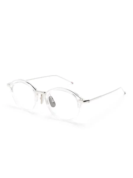 Skaidrios saulės akiniai Thom Browne Eyewear balta