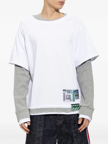 Tricou Dsquared2 cu autograf alb