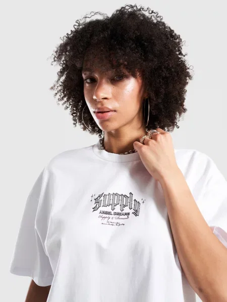 Supply&demand T-Shirt Angel Dream biała