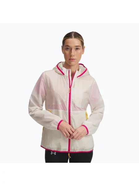 Geacă de alergare pentru femei Under Armour Trail Run stone