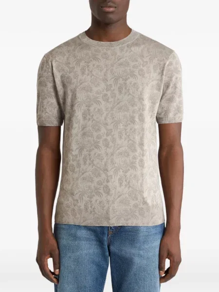 Tricou Etro de lână cu model floral
