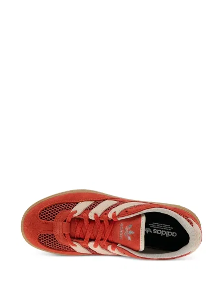 Sneakerși Adidas Samba din piele de căprioară roșu