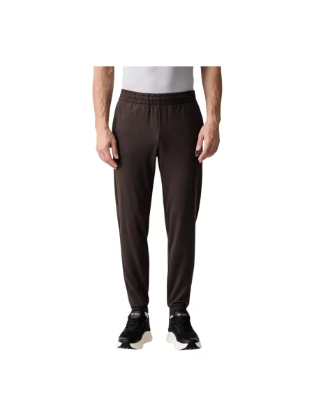 Spodnie dresowe Emporio Armani Ea7 brązowe
