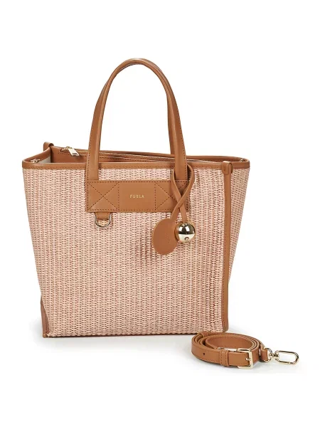 Crossbody torbica Furla bež