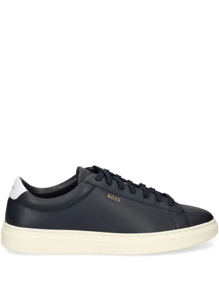 Sneakerși Boss cu imagine albastru