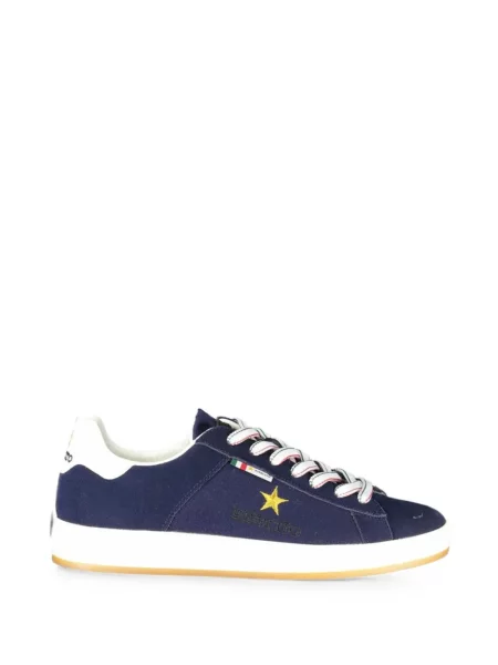 Sneakerși Esercito 1659 cu șireturi din dantelă albastru