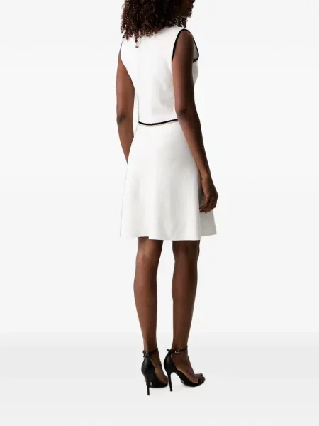 Rochie mini Morgan fără mâneci alb