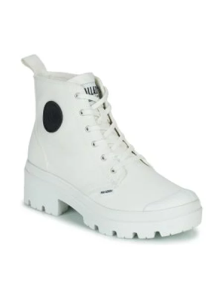 Keprové tenisky Palladium bílé