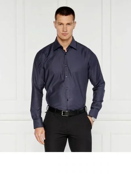 BOSS BLACK Cămașă JOE negru