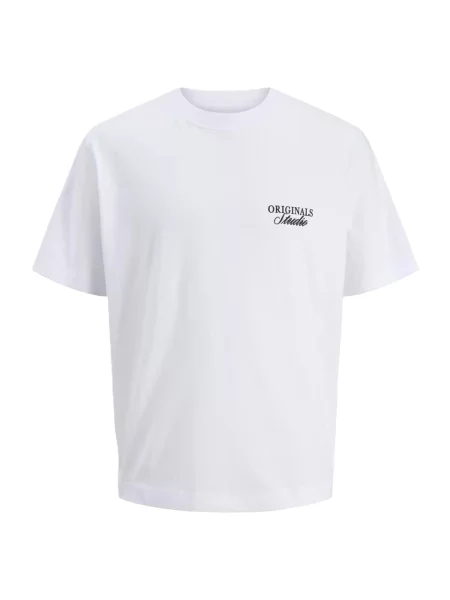 JACK & JONES Tričko JORNorrebro čierna biela