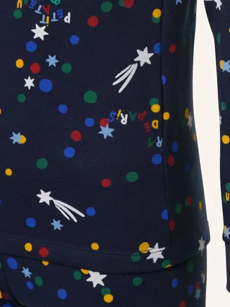 Petit Bateau Piżama blau żółta