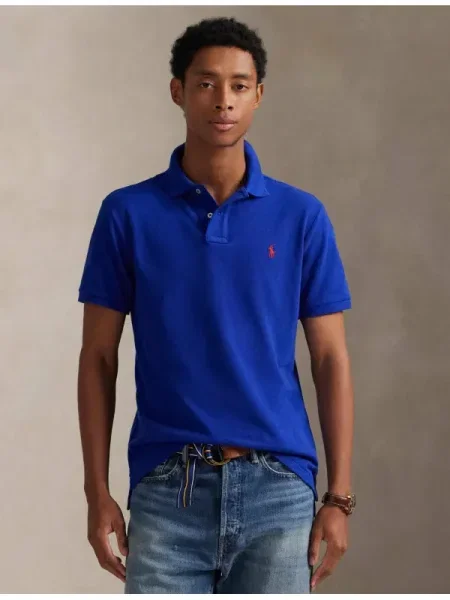 POLO RALPH LAUREN Tenisz póló | Custom slim fit kék