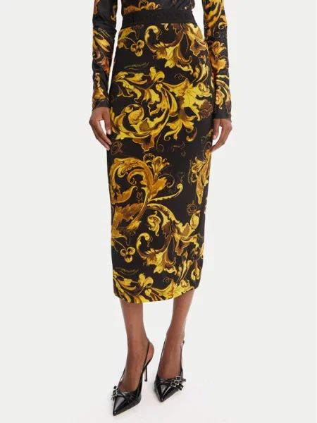 Versace Jeans Couture Φούστα pencil μαύρο