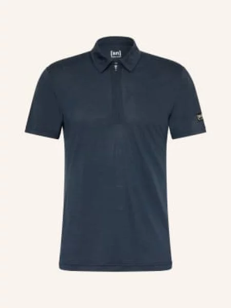 Super.Natural Funkční Polokošile S Merino Vlnou tmavě modrá