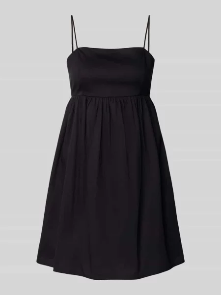 Sukienka mini o linii A z czystej bawełny model ‘DINNA LIFE’ Only czarna