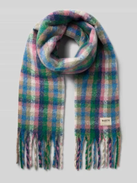 Szal z wzorem na całej powierzchni model Plaity Scarf' Barts zielona