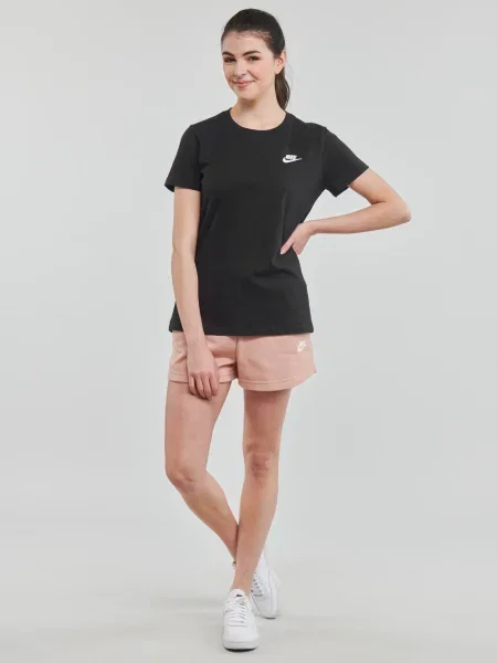 Pantaloni scurți Nike din material terry roz