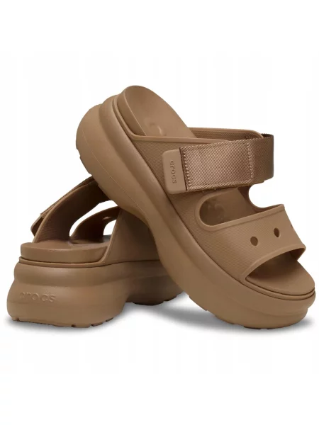 Sandały Dla Kobiet Crocs Soho Two Strap Sandal brązowe