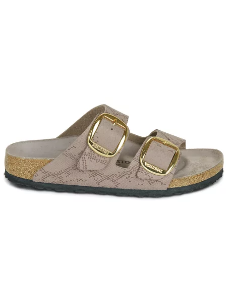 Birkenstock Șlapi Arizona Big Buckle cu adaos de piele | narrow fit bej