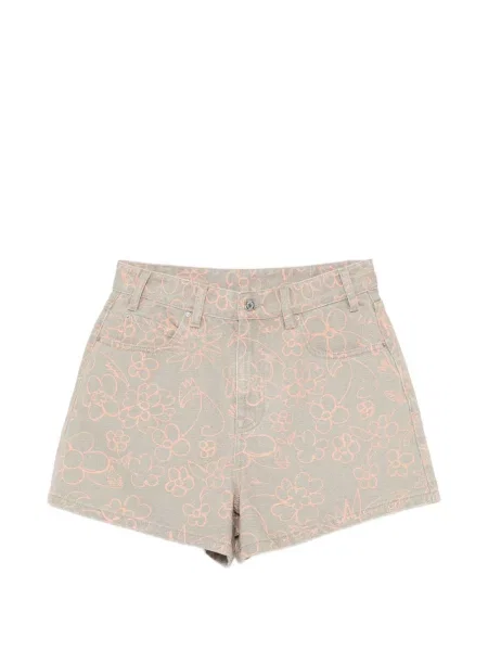 Pantaloni scurți din denim Jnby cu model floral cu imagine