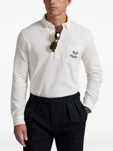 Șapcă Polo Ralph Lauren în carouri din țesătură twill cu imagine alb
