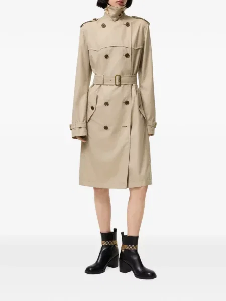 Šilkinis atogrąžų ilgas trenčas Burberry